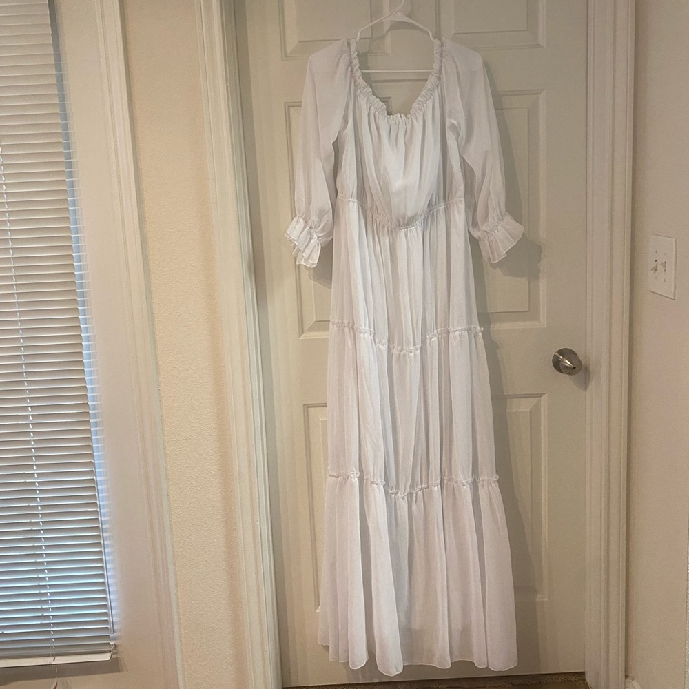 Baltic Born Off the Shoulder Maxi Dress